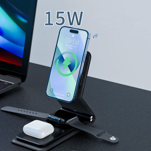 New Wireless Charger 3-in-1 Folding Wireless Charger